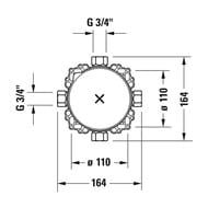     Duravit 3/4  GK0900001000
