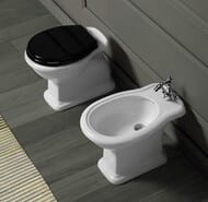 Унитаз приставной Simas LANTE (530х385х400) горизонтальный выпуск, цвет: белый LA02