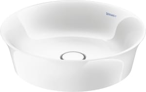 Умывальник накладной Duravit White Tulip 2365500070 500х500 без перелива, без отв. под смес., белый
