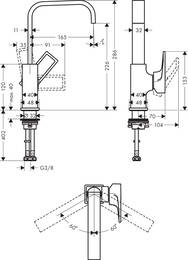 ��������� Hansgrohe Metropol 74511000 �� �������� � ������ ��������, ������ ������ 230, �����-�����