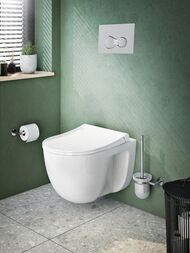 Комплект: Инсталляция Vitra с клавишей хром + унитаз VitrA S40 + сиденье с микролифтом 9860B003-7200