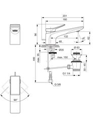 ��������� ��� �������� Ideal Standard CONCA BC753AA �������������, � ������ ��������, ����