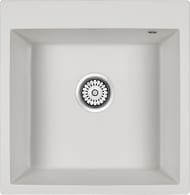 Мойка из искусственного камня PAULMARK Kante 50 (510x520x200) белый PM105152-WH