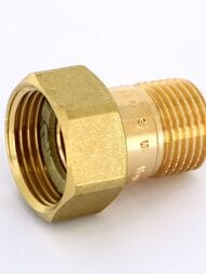 Соединение VIEGA 1/2"Нх3/4"В с нак. гайкой, плоское уплотнение, бронза арт. 320 232
