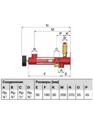 Консоль Flamco Flexconsole R Plus для расшир.бака 8-25 л, 3/4, с манометром, воздухоотвод. FL27990 — изображение 6