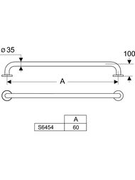�������� ������� ������ Ideal Standard CONTOUR 60 ��, ����� 35 ��, ������� ������, ����� S6454AC