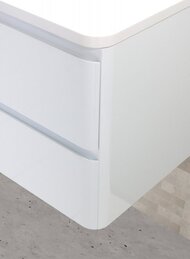 Тумба под раковину BelBagno ALBANO (900х450х500) подвесная, Bianco Lucido ALBANO-900-2C-SO-BL