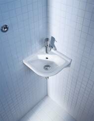 Рукомойник угловой DURAVIT STARCK 3 430х380х160 отверстие под смеситель, перелив 0752440000