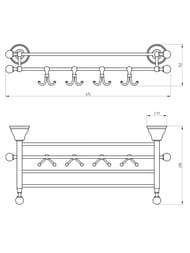 Migliore Provance �����-��������� ��� ��������� � 4-�� ��������, ��������, ������ ML.PRO-60.529.BR