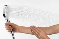 Лейка для душа Hansgrohe Crometta 100 Vario, 2 функции, белый/хром 26330400