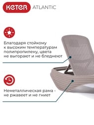  KETER ATLANTIC (197x74x36), 