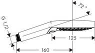 ����� ��� ���� Hansgrohe Raindance Select S 120 3jet, ����������� ������ 26530140