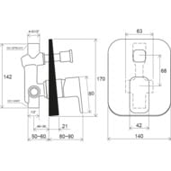 ��������� ��� �����/���� RAVAK 10� Free TD F 061.20 ������������, �������������, ������ ���. X070156