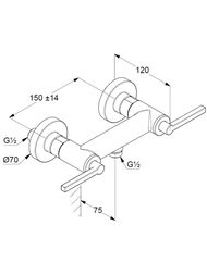 ��������� KLUDI Nova Fonte Puristic ��� ����, ���������, �������������, ����� ������� 207105315