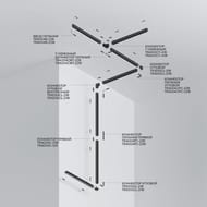 ���������� 2� Maytoni Gravity (�������) TRX010-412W ���������/��������� �����, IP20