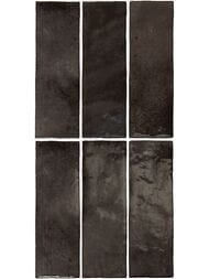 Плитка настенная EQUIPE ARTISAN Graphite (65х200) черная, 24472 (кв.м.) 0,5м2/кор — миниатюра 1