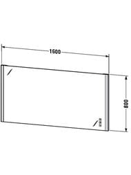 ������� Duravit XSquare 1600x800�33 2 ������ ���������, ������, ��������, ��������� ������ XS701700000