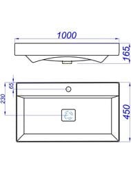 �������� Aqwella ����� 1000 (1010�450�100) ���������, ��������� ��� ���������, ����� 4610119205164
