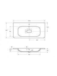 �������� �� �������������� ������� Cezares (1000x480x132) ����� CZR-1000/480-LV-MR-NV-W0