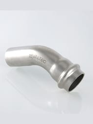 Пресс угольник VALTEC 76.1х76.1а, 45° нерж. сталь, VTi.958.I.007676