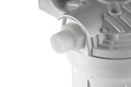 Корпус ГЕЙЗЕР SL10 1/2" для холодной воды, белый пластик, пластиковые ниппели, арт. 50502