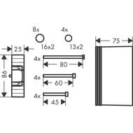 Hansgrohe ���������� ������� ����� iBox universal 25 ��, ���� 13595000