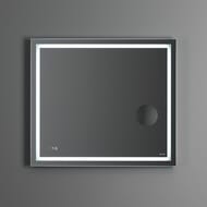Зеркало AM.PM Gem настенное с LED-подсветкой (800х700х30) с часами и косм.зеркалом M91AMOX0803WG