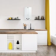 Газовая колонка Zanussi GWH 10 Fonte Turbo (540х300х133) 10 л/мин., LED дисплей