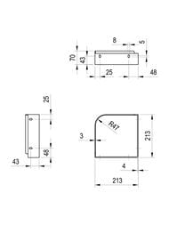 ������� ��� ���������� RAVAK YARD 280 (221�221�70) ���������, ����� X01774