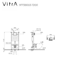 ��������: ����������� Vitra � �������� ���� + ������ Normus + ������� � ����������� 9773B003-7200