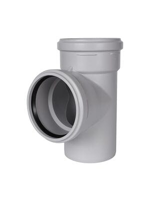 Тройник Stout 110х110х87,5*, бесшумный, SKB-0016-111187