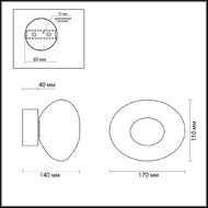 ��������� ���������� Odeon Light Mela 7044/4WL, ������