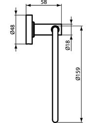 ������������������ ������ Ideal Standard IOM A9130XG ������� 159 ��, ������, ������ �������