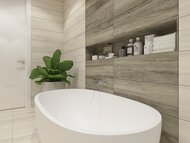 Плитка настенная Trend Madera Plata Rect (250х750) серая (кв.м.) — изображение 5