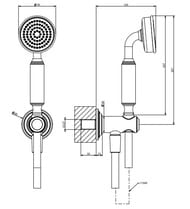 ������� �������� Gessi Venti20 65123.031 ��������� �����������, �����, �����, ����