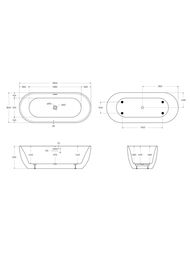 ����� ��������� BelBagno BB417-1900-800 1900�800�610 ���������������,  � ���������, �����