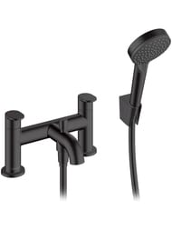 Смеситель на борт ванны Hansgrohe Vernis Blend 71461670 на 2 отверстия, двухзахватный, руч.душ, мч — миниатюра 1