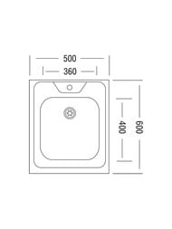 ����� ��������� Ukinox Standart 500�600 ������� ����. ����� 0,5��, ���� 1 1/2, STD 500.600 ---5C 0C-