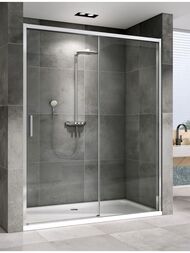 Душевая дверь ABBER Komfort AG93150 (1500х2000) раздвижная, стекло 8мм прозрачное/хром