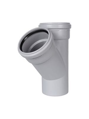 Тройник Stout 110х110х45*, бесшумный, SKB-0015-111145