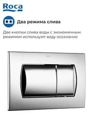 Инсталляция + Подвесной унитаз  Roca, Mateo — изображение 3
