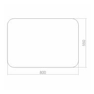 ������� Silver Mirrors ������� (800�550) LED-���������, ������ �� �������� ��-00000952