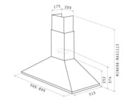 ������� ELICA Tamaya Rail CRBR/A/60 LED, 600�515 ��, 750 �3/�, 146 ��, ��.�����/������ PRF0177408