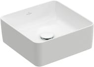Раковина Villeroy&Boch Collaro (380х380) накладная, квадрат, белая 4A213801