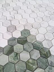 ������� �� ������������ ����� LeeDo Pietrine Hexagonal Dolomiti bianco POL hex 23�40 (292�289�7) ��