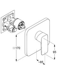 ��������� KLUDI PURE&STYLE ��� ����, ������������, ������� ����� 406550575