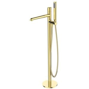 Смеситель для ванны/душа BelBagno UNO-FMT-ORO напольный, золото