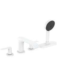 Смеситель Hansgrohe Vivenis 75444700 для край ванны, на 4 отверстия, sBox, матовый белый — миниатюра 1