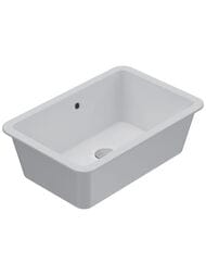 Хозяйственная раковина Globo LAVARREDO VA083BI 600х400х190 мм под столешницу Cortona, цвет: белый — миниатюра 1