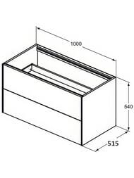    Kupala Karelia  1000x515x540  ,   +  ,   push open,      WBM10001SHP2